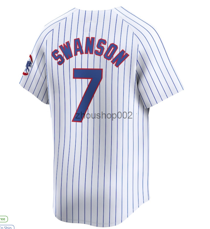 Custom 7 Dansby Swanson Jersey 4 CrowArmstrong 24 Cody Bellinger Seiya Suzuki Andrelton Simmons Marcus Stroman Willson Sosa Ian Happ Men Women Youth B