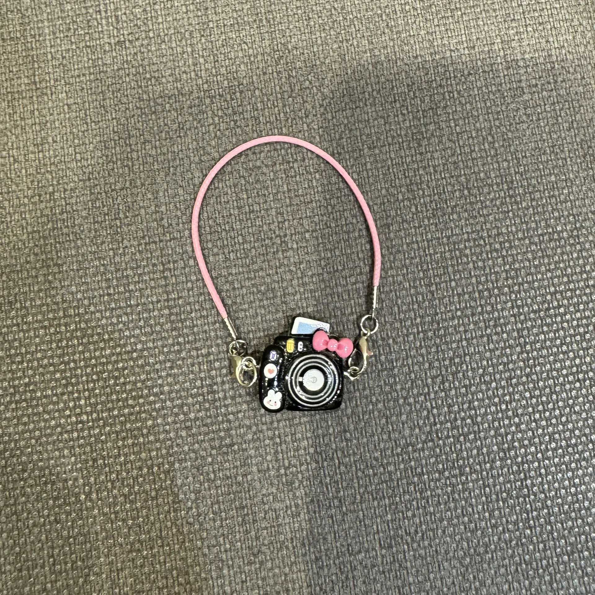 Labubu Doll Accessories Dollhouse Mini DIY Camera Dress Up Plush Toy for 17cm Hanging Neck Accessories Dollhouse Pendant C250924