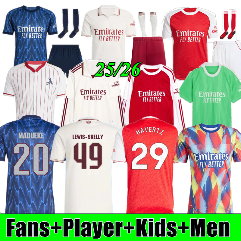 25 26 G.JESUS SAKA soccer jerseys kids kits SMITH ROWE ODEGAARD TROSSARD MARTINELLI KIWIOR TOMIYASU 2026 new football shirt