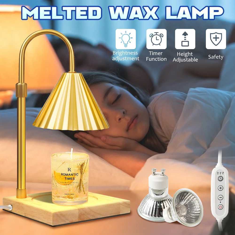 Modern Candle Warmer Table Lamps Metal Wax Burner Dimmable Aromatherapy Table Lamp Desk Lamp for Bedroom Living Room Atmosphere C251115