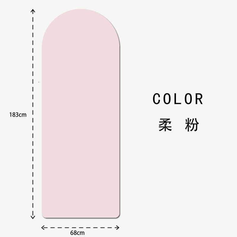 uth Custom Shape Oval Arched Curve Mat Yoga Mats New Capsule Two Ends Round Pu Yoga Mat Natural Rubber XJ250714