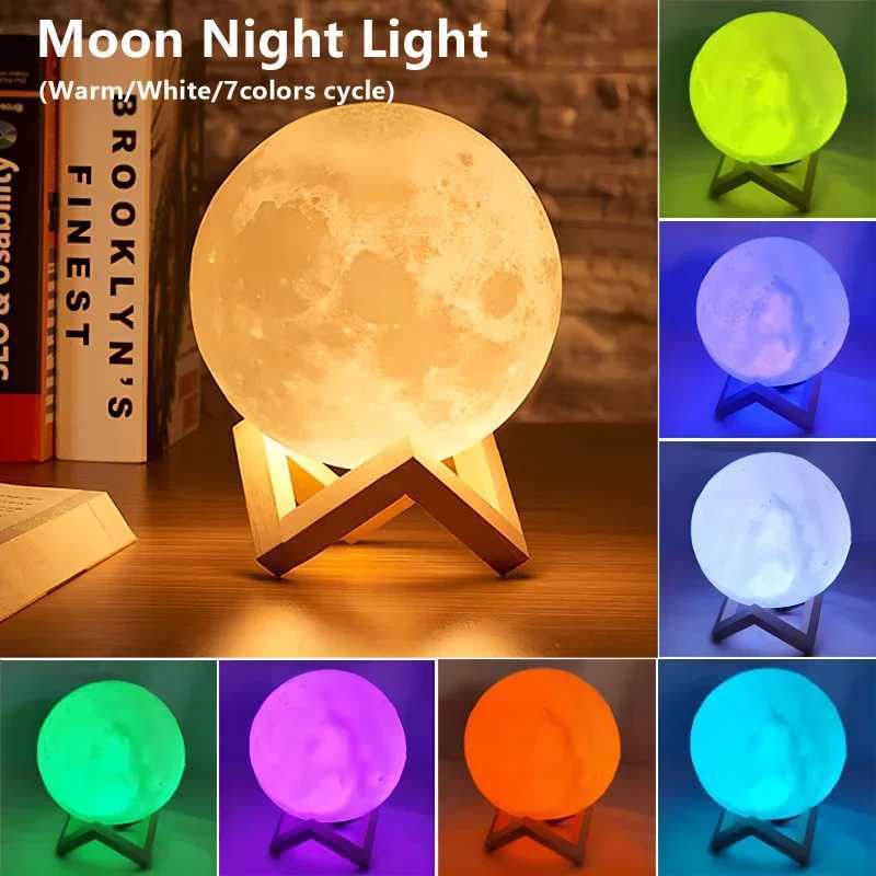 New Book Light LED Moon Light Galaxy Light Moon Night Light Girl Boy Child Birthday Gift Bedroom Decoration Indoor lighting C251115