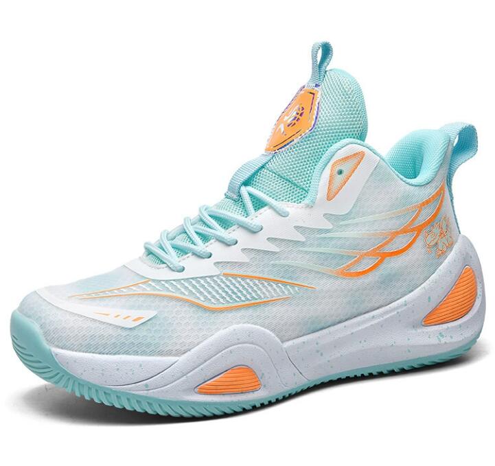 New practical basketball shoes for men, casual sports running shoes for teenagers, primary and secondary school students, cement floor anti slip men&#