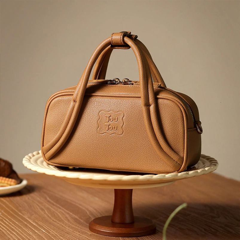 TOUTOU Fall and Winter Handbag y Retro Ladies Shoulder Bag Daily Travel Use Boston 240817