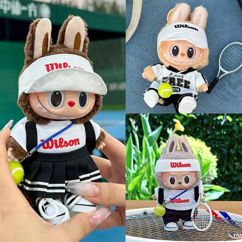 For 15 17cm Labubu Clothes Trend Tennis Pleated Skirt Hat Shoes Clothing Prince of Tennis Accessories High quality cloth C250924