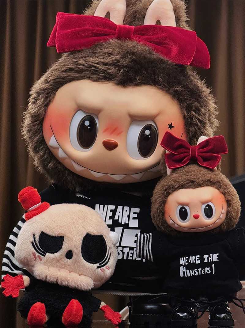 Labubu Vinyl Baby Clothes 17cm Pendant Sitting Series Party Series ValentineS Day Same Style Big Baby Set C250924