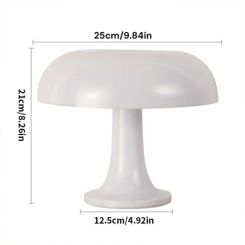 Mushroom Design Table Lamp USB Powered Mushroom Night Light Decorative Desk Lamp for Home Bedroom Living Room C251115