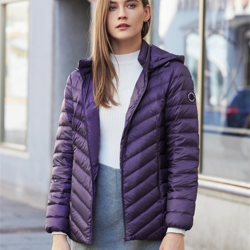 BOSIDENG new winter duck down jacket women hooded duck down coat midlong high quality waterproof B90131022B 201019