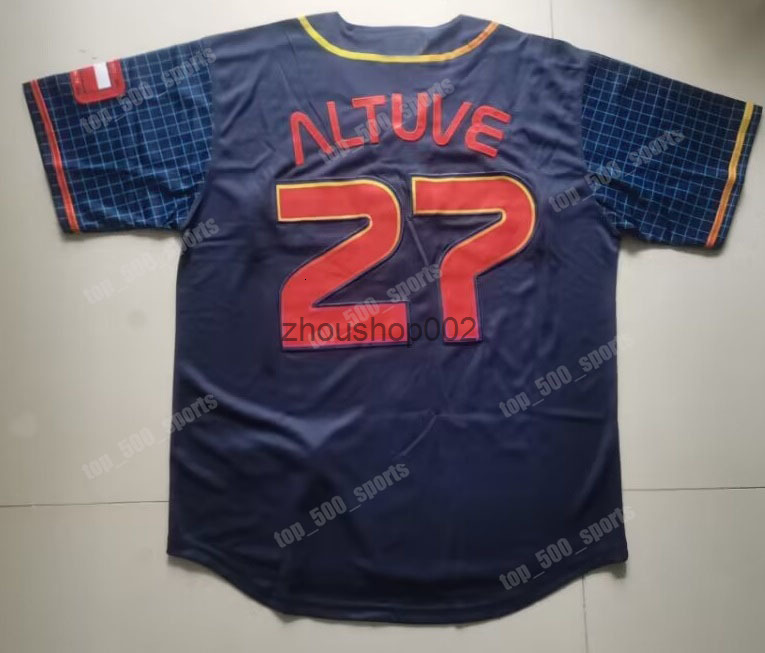 Custom City Jersey Jose 27 Altuve Jeremy 3 Pena Yordan 44 Alvarez Nolan 34 Ryan Walker Bagwell Men Women Youth