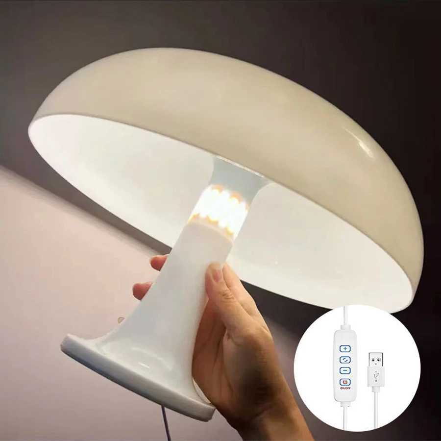 Mushroom Design Table Lamp USB Powered Mushroom Night Light Decorative Desk Lamp for Home Bedroom Living Room C251115