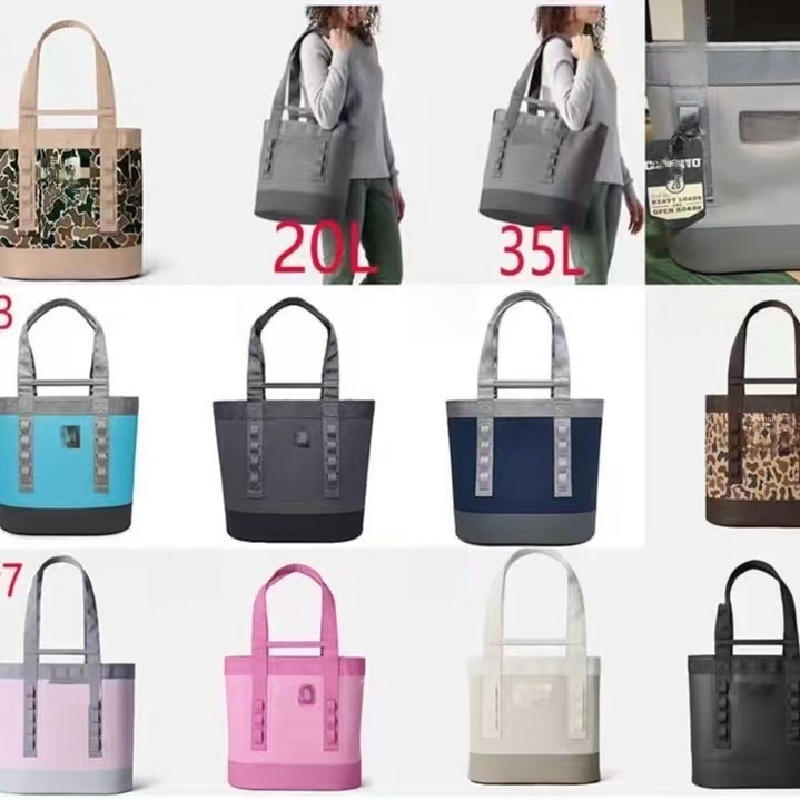 Camino 20L Tote bag Lunch box bag cooling travel bag 40oz cup cooler bag Beach waterproof fishing Tote bag large outdoor waterproof portable travel lunch bag