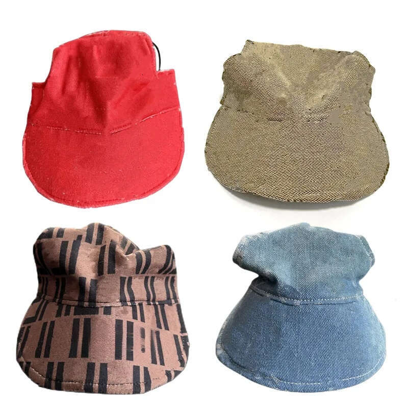 2025 new Designer Dog Cap Hats with Big Ear Holes Strap, Adjustable Baseball Caps Small Medium Dogs, Comfortable Pet Sun Hat for Dogs and Ca