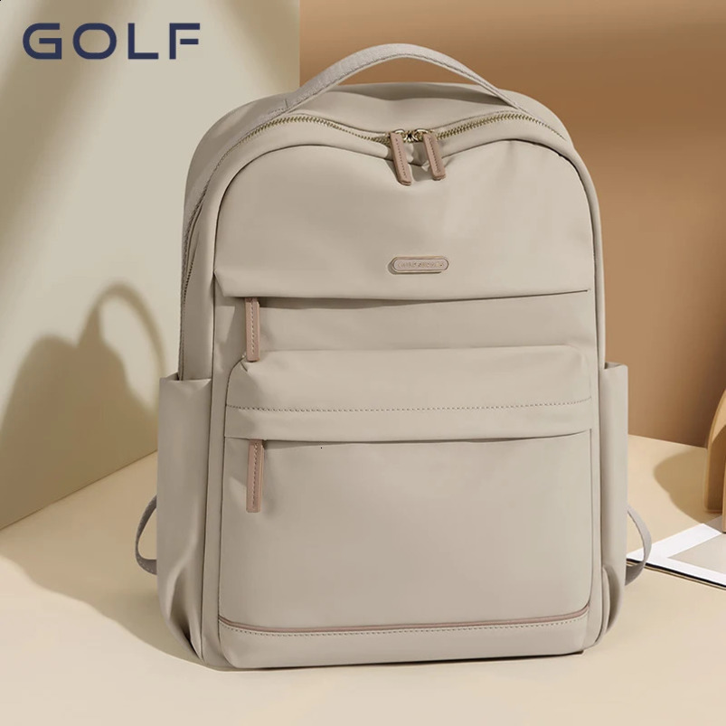 Golf backpack female fashion college student can carry large capacity 16 inch computer travel bag 240903