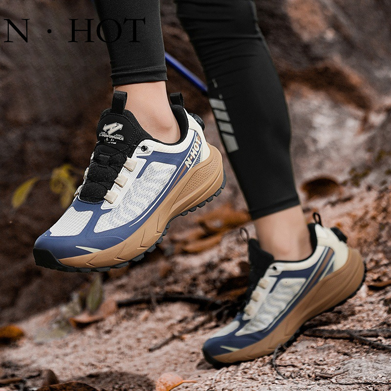 NHOT Designer Luxury Light Riding Hiking Shoes Shock-absorbing Anti Slip Stable Mountain Climbing Outdoor Off-road Sports Running Shoes Fashion Breath