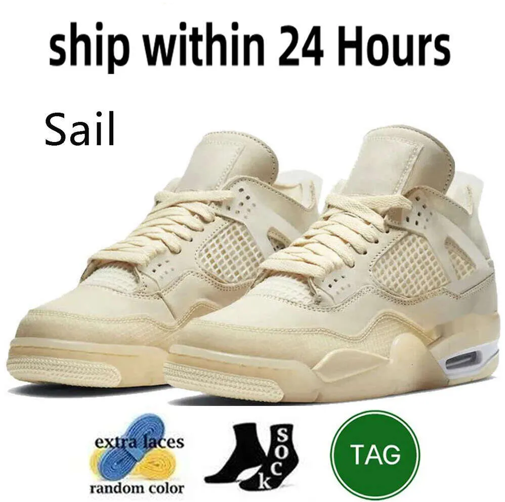 Original Box 4 4s Basketball Shoes Designer Sneaker Men Black Cat 2025 Pure Money Military Sail Red Thunder White Oreos Pure Metallic Underfeated Cava