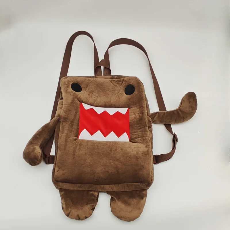 TreasuringU Domo Kun Plush Backpack Brown Stuffed Bag for Women Men Kids Cute Small Shoulder Messenger Bag Z250924