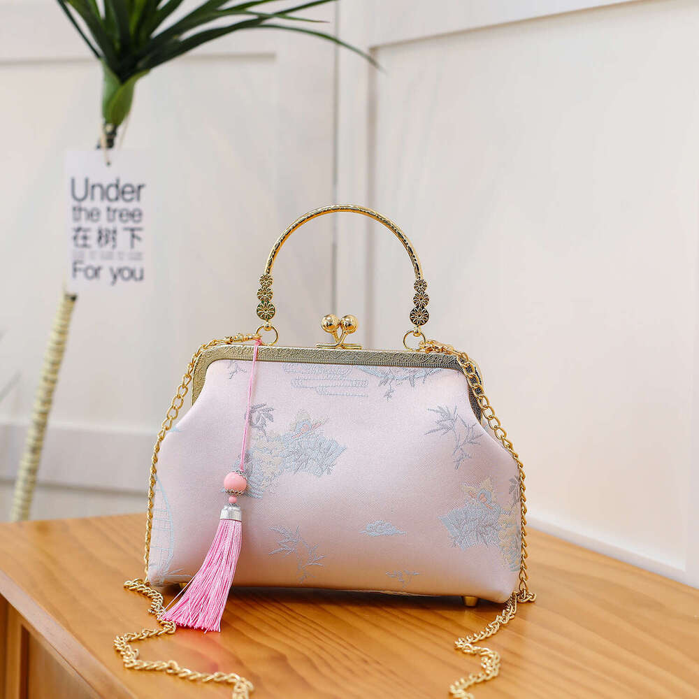 Chinese Style Cheongsam Clutch Evening Women's Shoulder Crossbody Live Streaming Bag