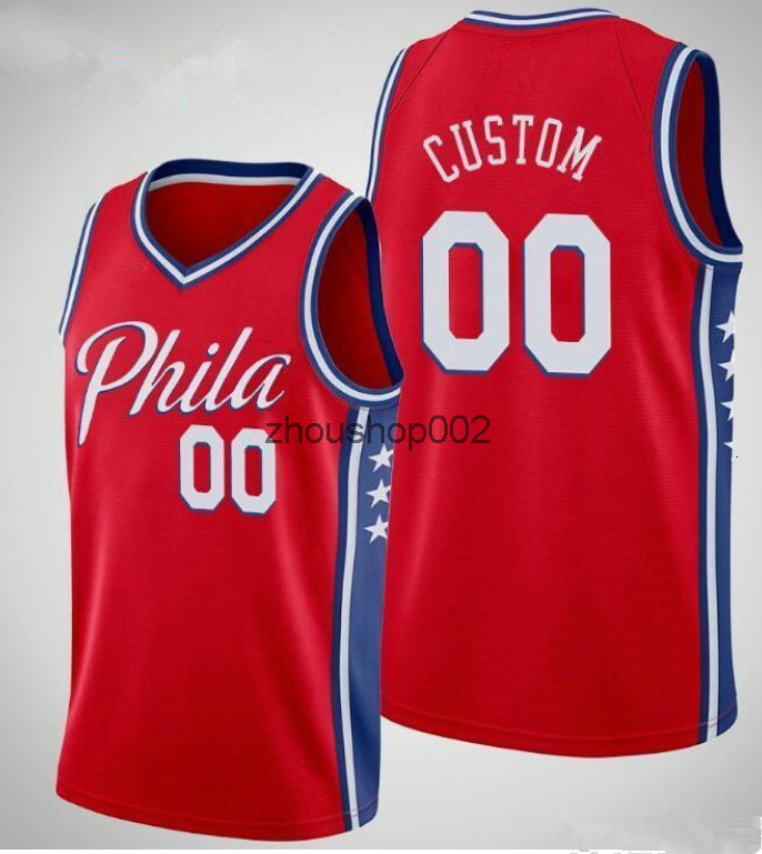 76erss Basketball Jerseys Tyrese Maxey Jared McCain VJ Edgecombe Paull George Joell Embiid Quentin Grimes Kelly Oubre Andre Drummond Allen Iverson Cit