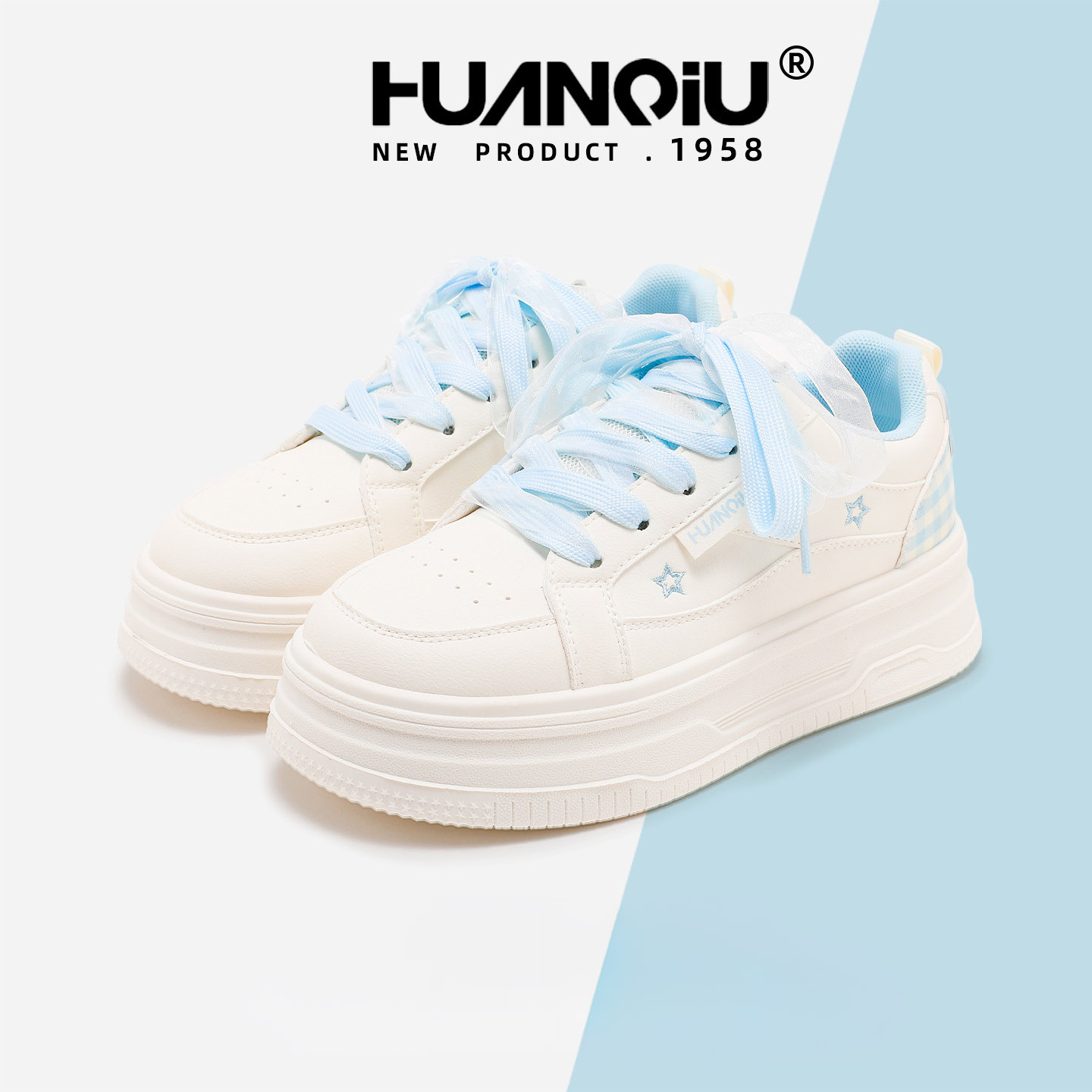 HUAN QIU Free shipping Designer Casual Shoes Women Flat Sole Fashion Casual Breathable Sneakers fashion luxurious