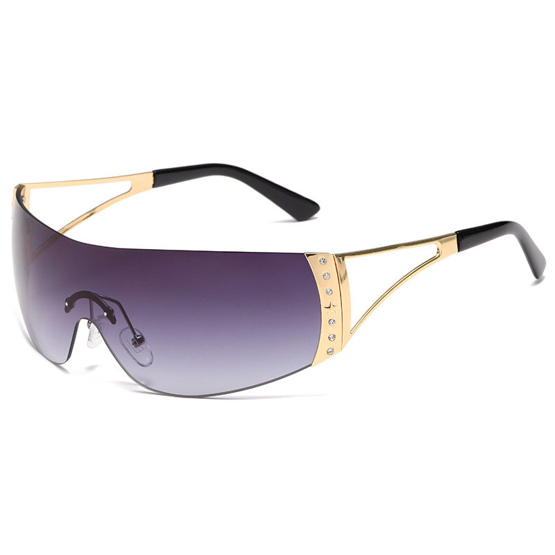 Designer Sunglasses For Men Women Oversized Diamond Sunglasses Fashion UV400 Protection Sunglasses Luxury Polarized Goggle Pilot PC Frame Square Eyewe