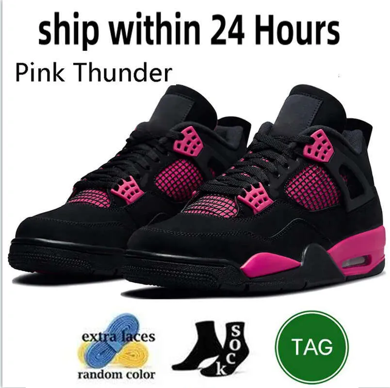 Original Box 4 4s Basketball Shoes Designer Sneaker Men Black Cat 2025 Pure Money Military Sail Red Thunder White Oreos Pure Metallic Underfeated Cava