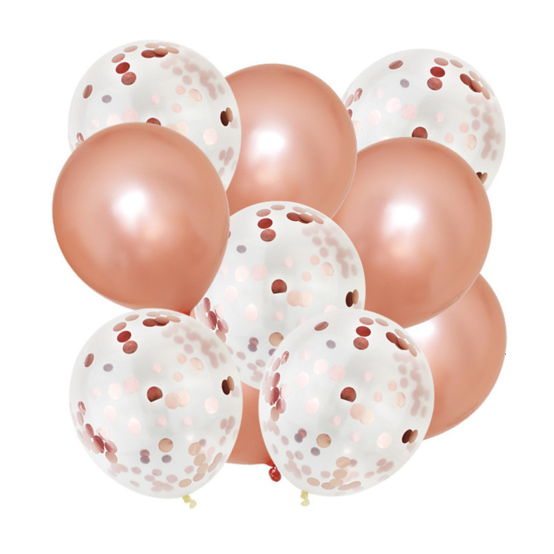 Set Bride Pre-Wedding Bachelorette Party Decoration Proposal Scene Setup Rose Gold Balloon Package
