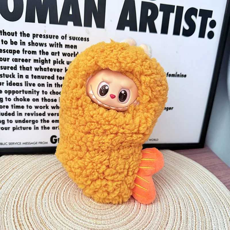 Labubu 15cm17cm Doll Clothing Sitting Party Panda Jumpsuit Macaron Labubu Cute Doll Clothing C250924