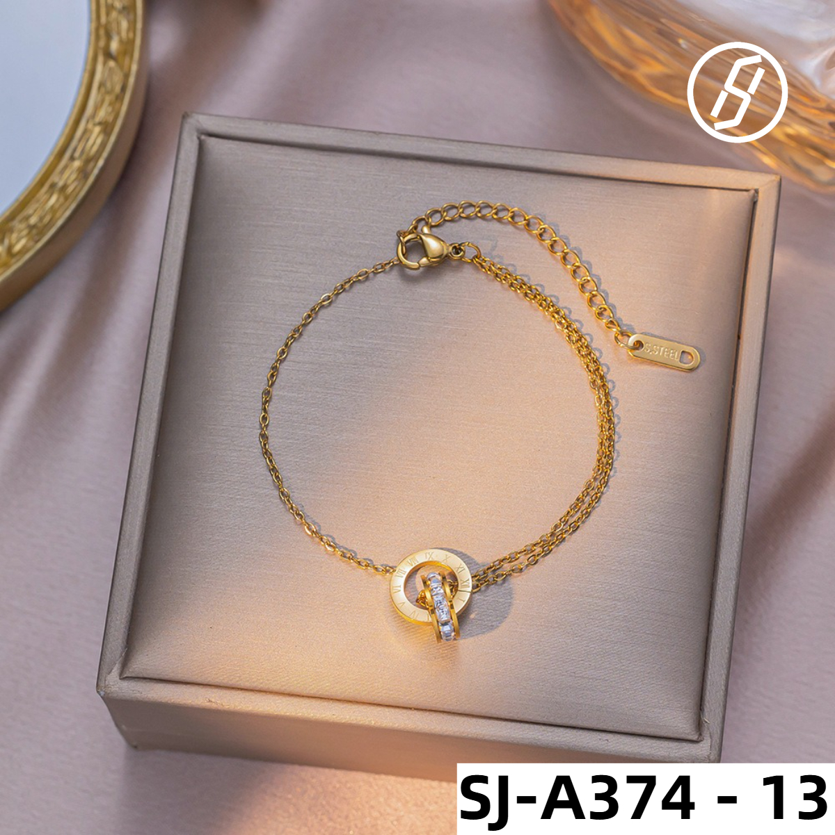 Luxury Love Set Zircon OT Lock Ootd All-Match Bracelet Wedding Valentine's Day Gift Female Original Jewelry Wholesale Z260313