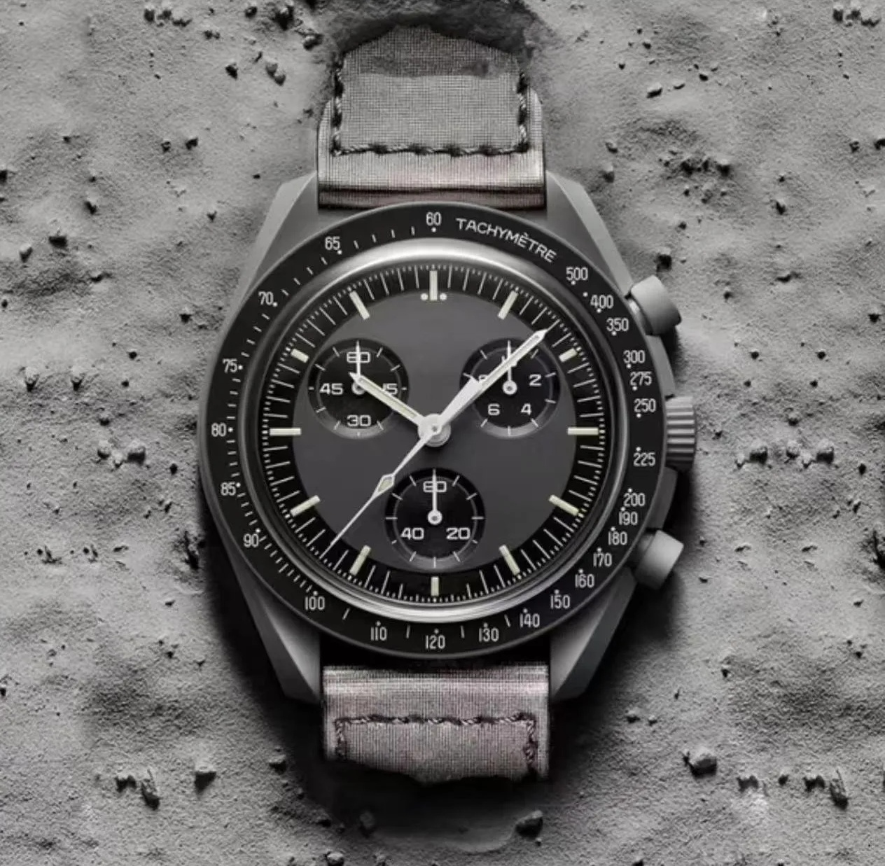 AAAAA NEW Bioceramic Planet Moon Quarz Watch Mission to Moonshine Gold Mercury 42mm Full Function Chronograph Mens Couple Joint Name Wristwatches mens watches