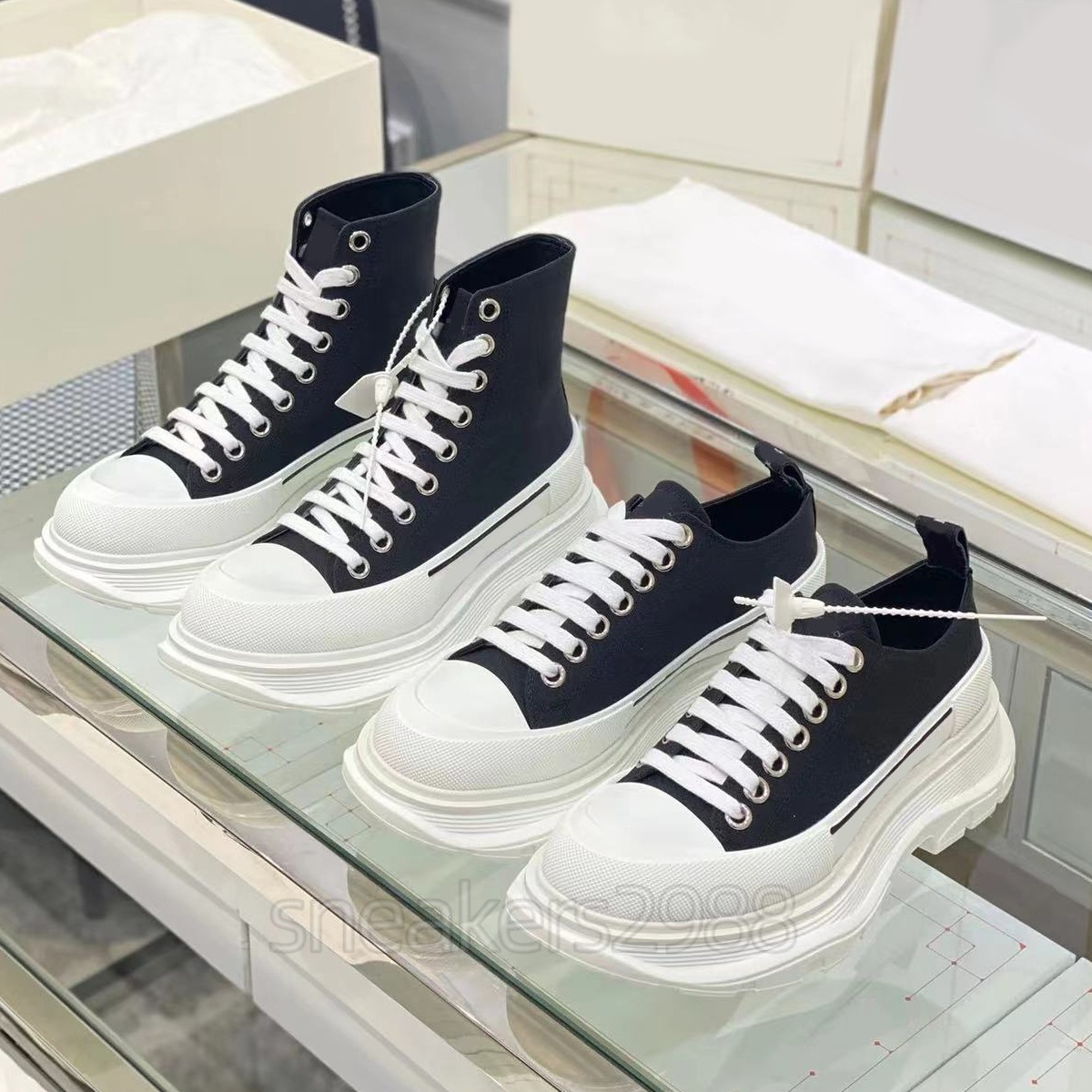 Designer boots pedal skate boots Men thick soled canvas sports shoes Women classic casual shoes midsole ankle boots luxury triple outdoor sports shoes