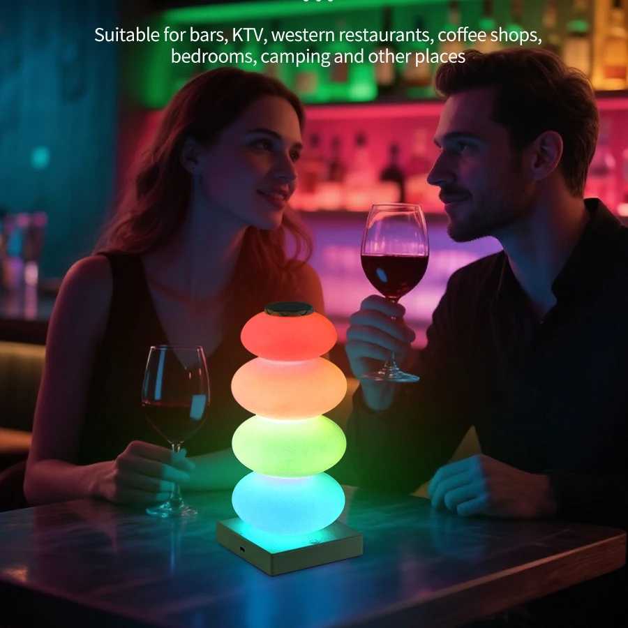 Rechargeable RGB Led Night Light Bedroom Table Lamp Party Lighting for Desk Living Room Bar Decor 16 Color Led Strip Lights C251115