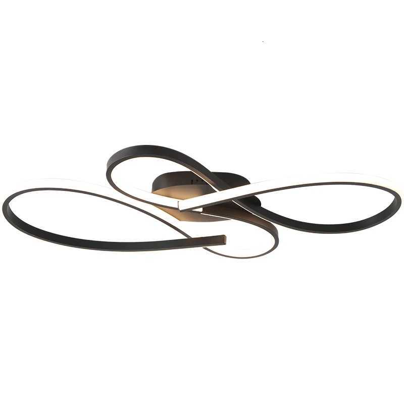 New Modern Led Ceiling Lights Black Ceiling Lamp for Living room Bedroom Studyroom led lights for room Ceiling Light Fixtures X250924