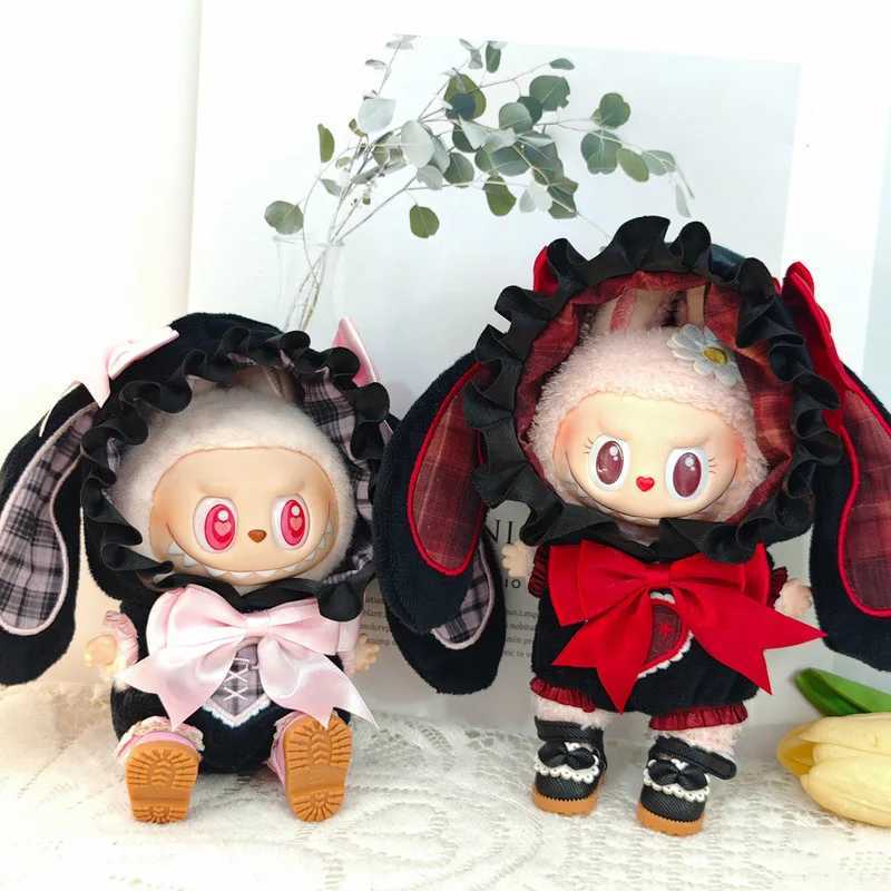 Labubu Clothes Suitable Labubu V1V2V3 Wearing Little Rabbit Lolita Jumpsuit Set Cannot Expose Ears Cute Cartoon Child Gift Toys C250924