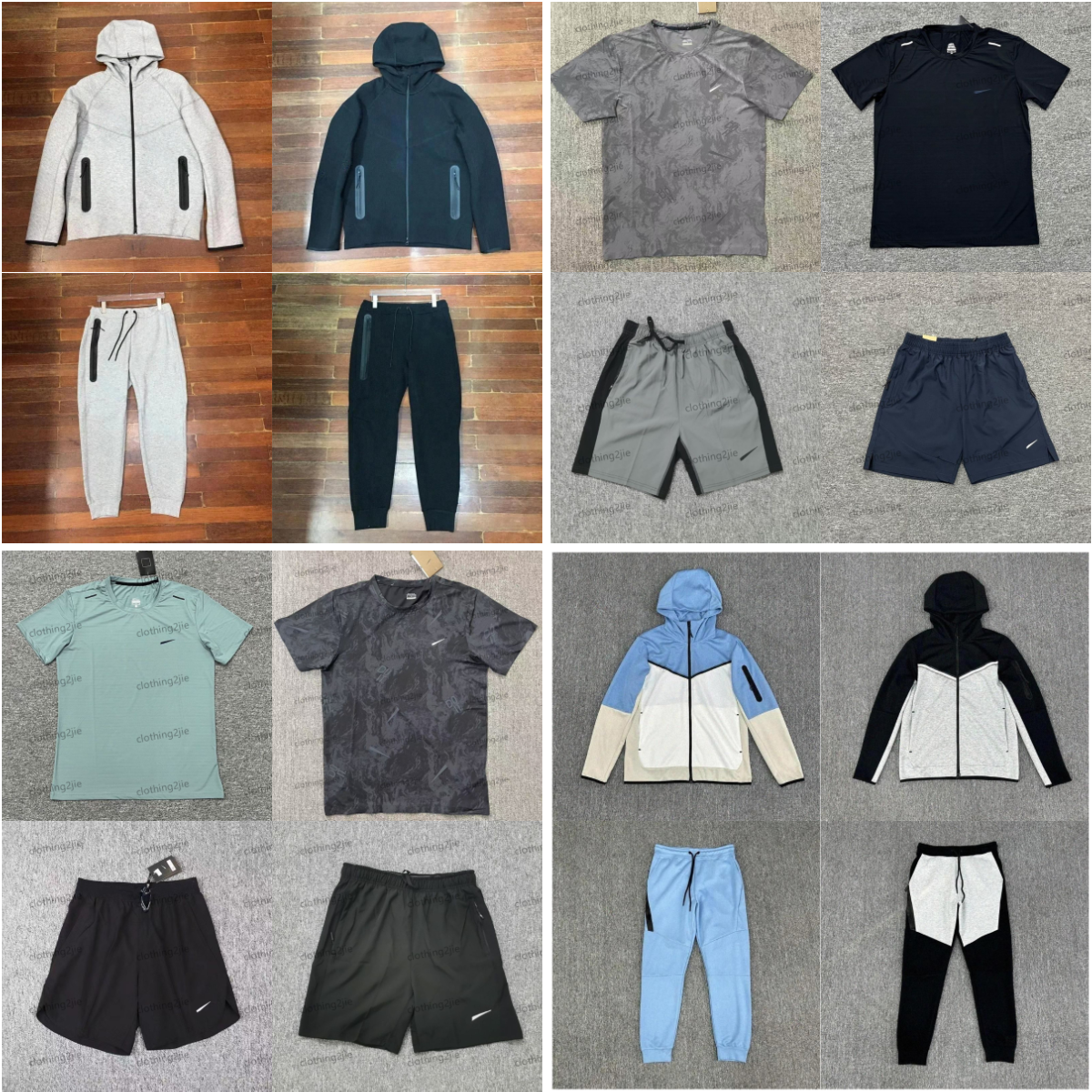 designer mens summer tracksuits tech set two-piece tracksuit sport fitness suit running shirt shorts quick-dry jogger sportswear reflective basketball t-shirt