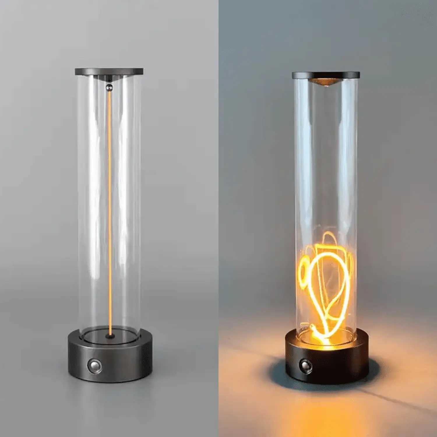 Minimalist Magnetic Table Lamp Touch Control Cordless Desk Lamp USB Rechargeable For Bedroom 3 Colors Ambient Night Light C251115