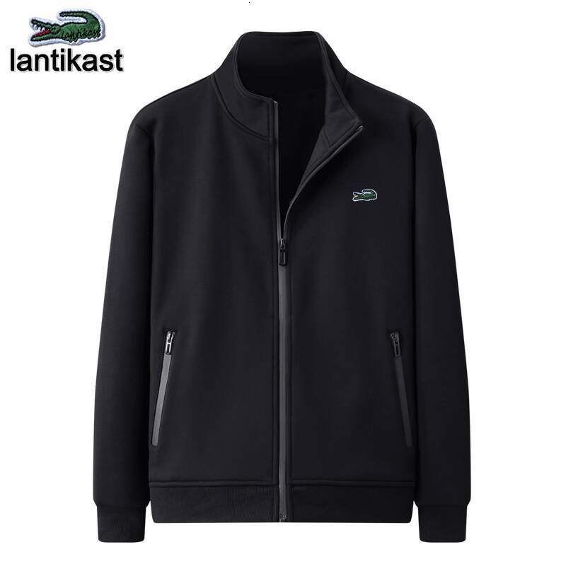 Hooded Jacket Sports Suit, Designer Style High-quality Crocodile Pattern Plus Size Men's Top Autumn And Winter Sportswear Long Sleeved Twopiece S