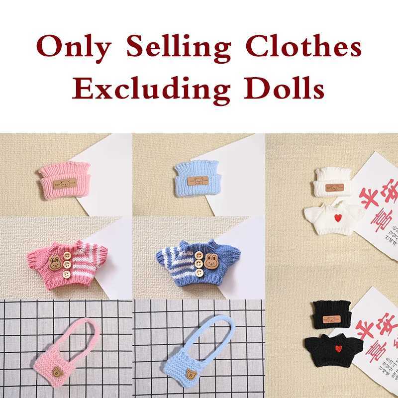 Doll clothes for Labubu Outfit V1 V2 V3 17cm Dolls Sitting Accessories Glasses Clothing Designer Kids Gift Sweater Hat Bag Set C250924