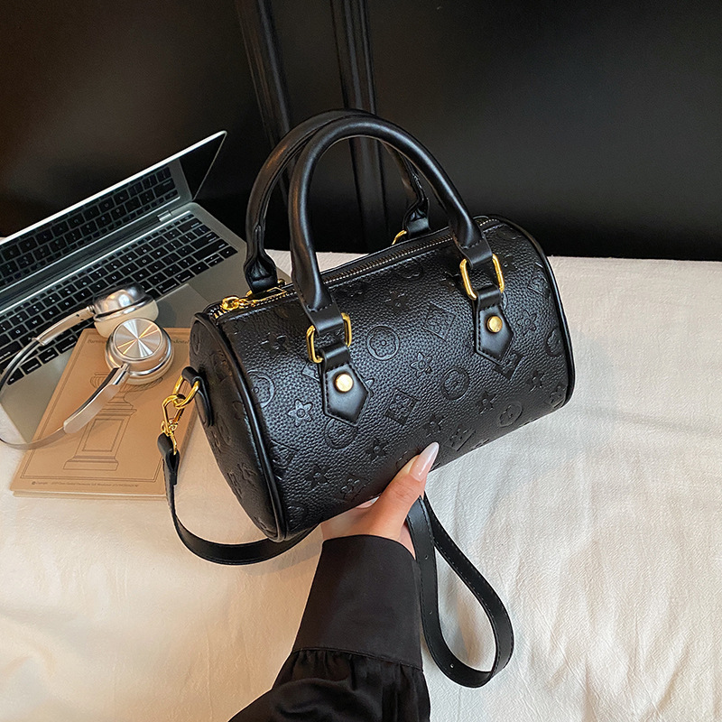 hot free shipping designer bag Summer New Popular Printed Pillow Bag Cross body Stylish Texture Boston Bag for woman