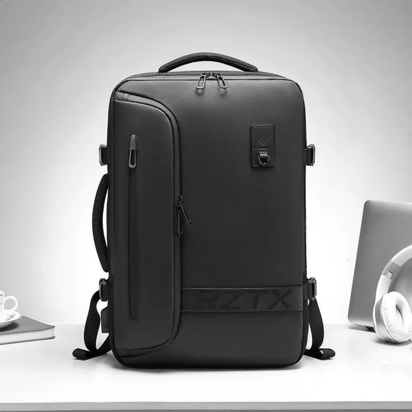 Mens multifunctional airbag backpack large capacity vacuum storage business travel bag Oxford cloth waterproof 240820