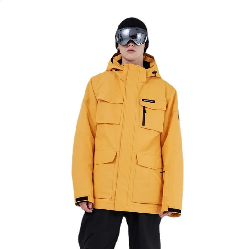 Mens Ski Jacket Winter Outdoor Mens Freight Snow Jacket Waterproof and Windproof Snow Jacket Warm Jacket 240906