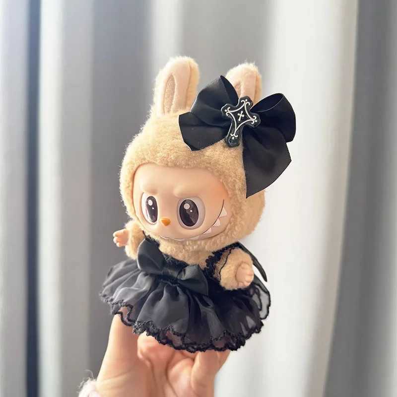 Labubu Clothes Fashion Gothic Style Skirt Labubu Doll Clothes Pendant Little Devil Strap Skirt 1517cm Plush Doll Universal C250924