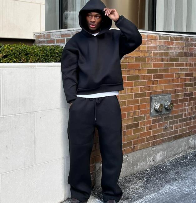 Mens Sweatshirt Sets 2 Pieces Sale Spring Male Hoody Pullover Loose Hoodie Coats High Elastic Wide Leg Pant Suits YKD-0520 250806