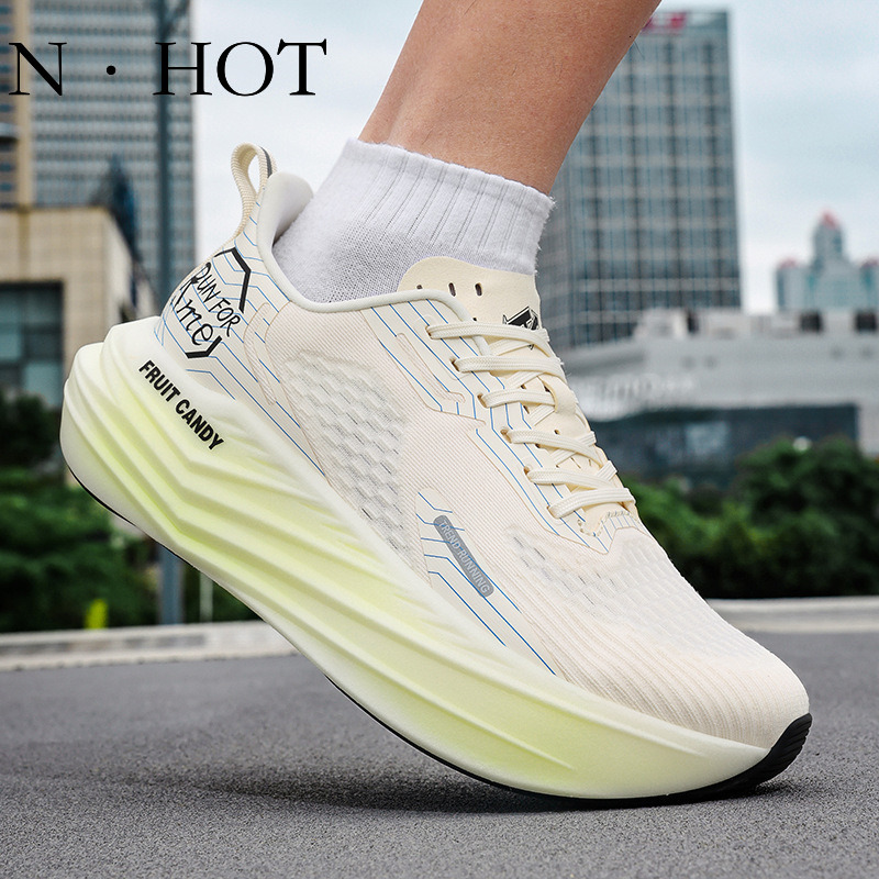 N HOT Designer Men's Outdoor Sports Shoes With Breathable Mesh Simple And Lightweight Cushioning Luxury Casual Couple Running Shoes Trendy Hiking