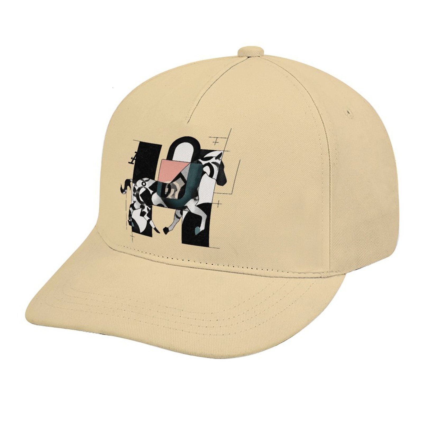 H Designer Beige Bucket hat Luxury Horse Funny Novelty Hat Golfing Sport, Breathable Golf Snapback Hats for Men Women Customizable HE
