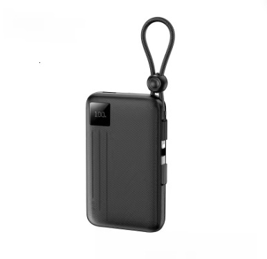 20000mAh 5V Dual Port Fast Charging Power Bank with Built in Cable for iPhone 17