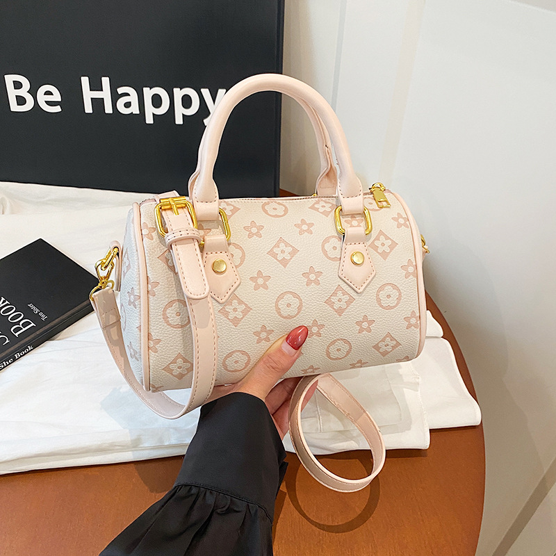 hot free shipping designer bag Summer New Popular Printed Pillow Bag Cross body Stylish Texture Boston Bag for woman