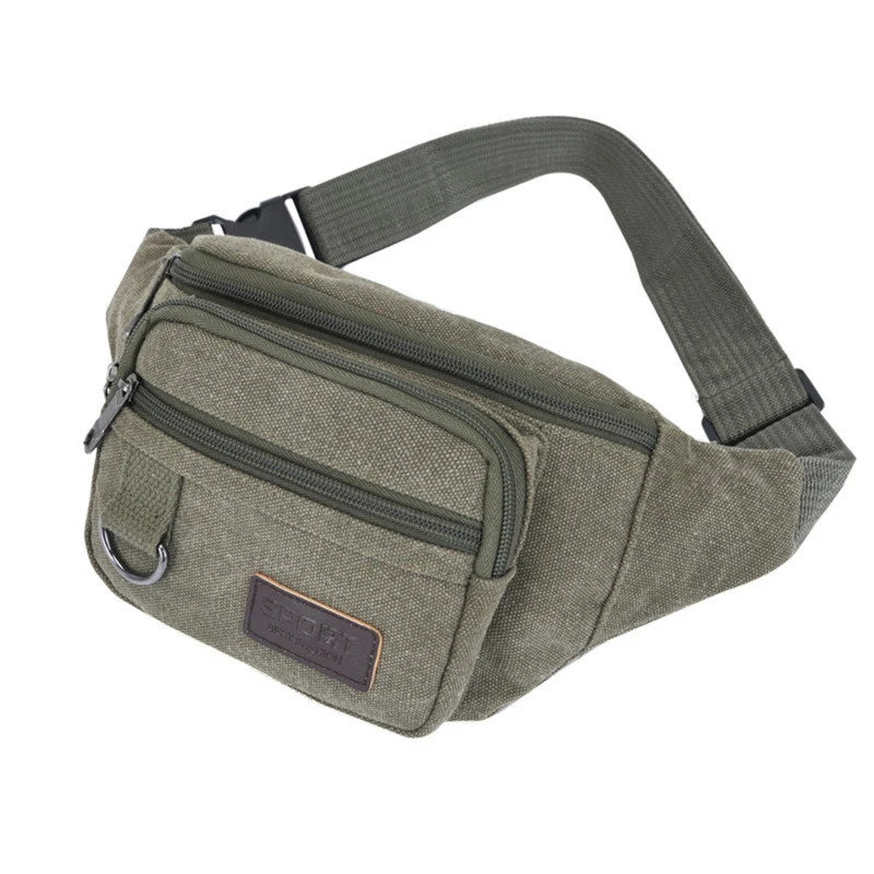 Mens Waist Bag Fashionable Casual Large Capacity Phone Wallet Sports Tourism Cycling Multifunctional Males Shoulder Bags 250922