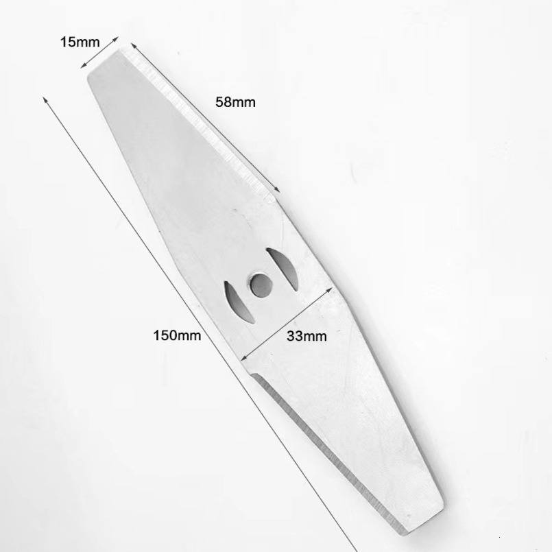 Lithium Battery Lawn Mower Accessories Electric Weed Eater 6inch Circular Saw Straight Blade
