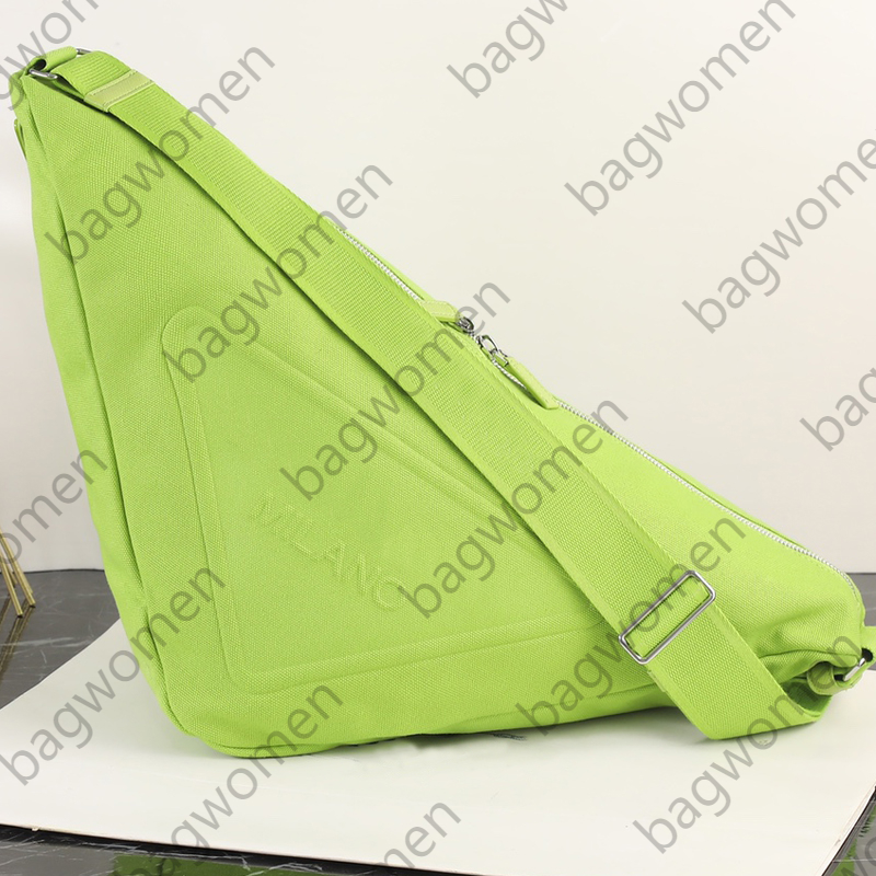 triangle canvas crossbody bag men shoulder bag fashion handbag canvas zipper open adjustable shoulder strap vintage designer bag bolso de diseno designer purse