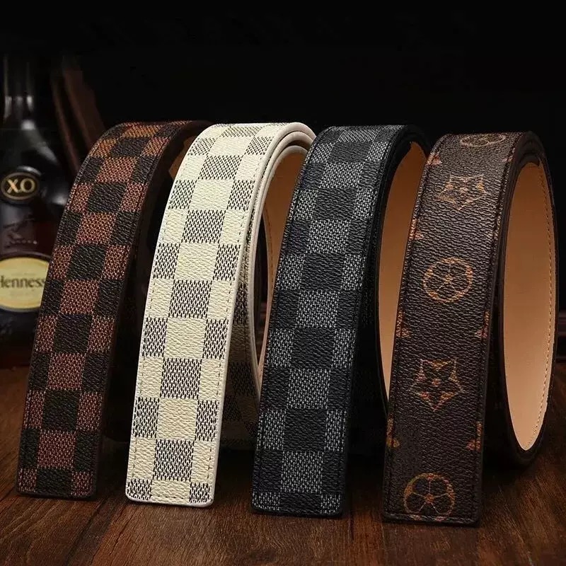 Luxury belts designer belt for Men Women Double sided leather belt Golden Buckle 3.8cm width Classic simplicity and fashion High quality